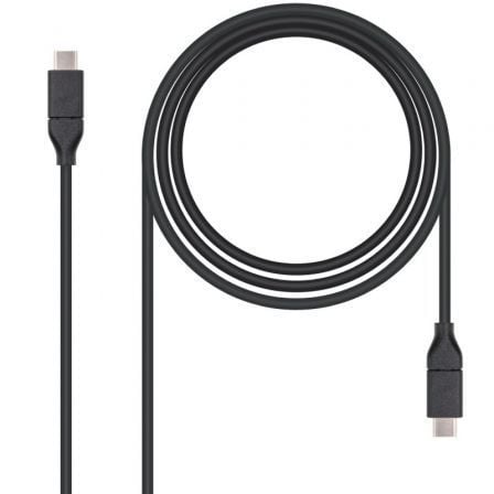 Cable USB 3.1 Nanocable 10.01.4101/ USB Tipo-C Macho